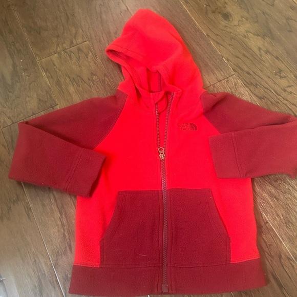 The North Face Other - The North Face Kids Two-Tone Red Hoodie size 4T